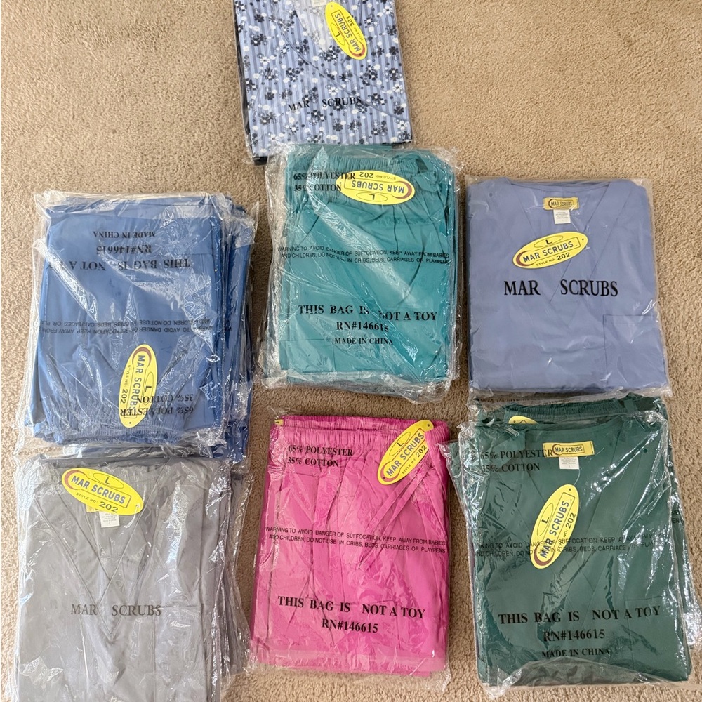 MAR Scrubs Set in Multiple Colors- UNISEX
